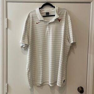 Nike White Texas Longhorns Polo Shirt